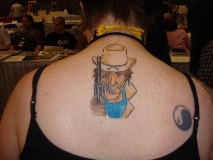 Jonah Hexa Tattoo On Back